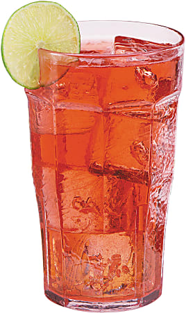 Cambro Laguna Styrene Tumblers, 14 Oz, Clear, Pack Of 36 Tumblers