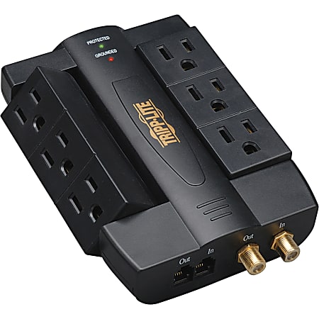 Tripp Lite Protect It! Swivel6 Six-Outlet, Direct Plug-in Surge Suppressor