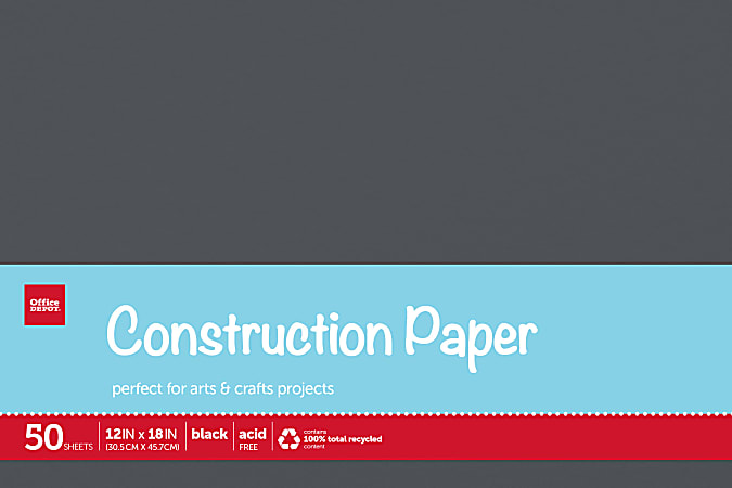 Office Depot® Brand Construction Paper, 12" x 18",