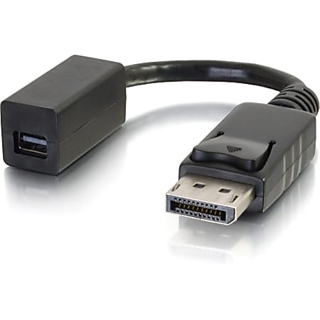 Black DP Displayport Male To Mini DisplayPort Female Mini DP Convertor Adapter 