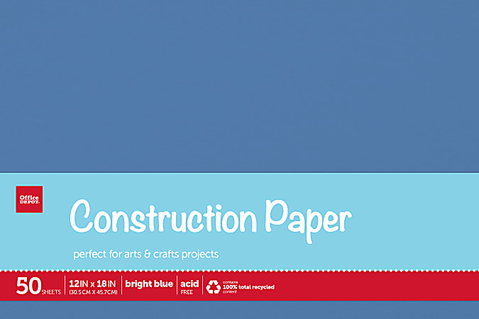 Tru-Ray Construction Paper, Project, Bulletin Board - 18 x 12 - Sky Blue  