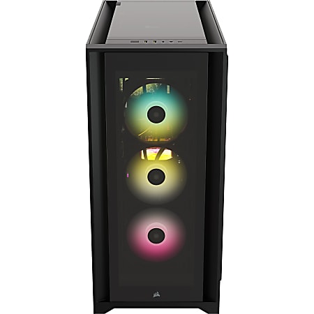 Corsair iCUE 4000X RGB Tempered Glass Mid-Tower ATX Case — Black