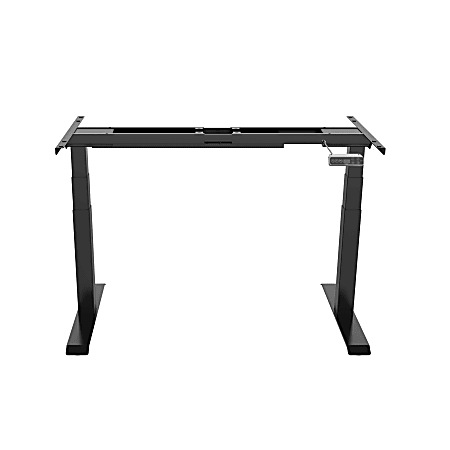 FlexiSpot E7B Heavy-Duty Electric Height-Adjustable Desk Base, 48-7/16"H x 74-13/16"W x 22-13/16"D, Black