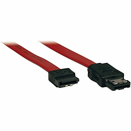 Tripp Lite 18 Inch SATA to eSATA Transition Cable 7Pin Male / 7Pin Male 18" - (7Pin/7Pin) 18-in.