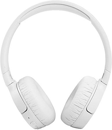 JBL TUNE 600BTNC Wireless Ear Headphones White - Office Depot