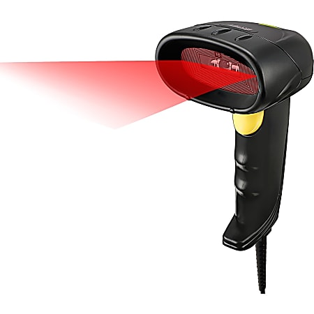 Adesso NuScan 7100CU Handheld CCD Barcode Scanner - Cable Connectivity - 500 scan/s - 1D - CCD - USB