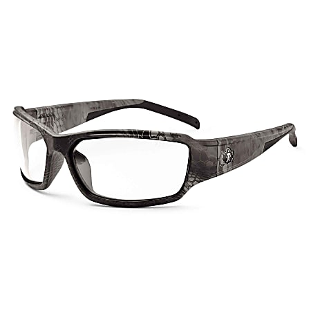 Ergodyne Skullerz® Safety Glasses, Thor, Anti-Fog, Kryptek Typhon Frame, Clear Lens