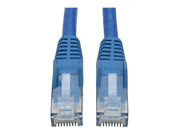 Tripp Lite Cat6 Gigabit Snagless Molded Patch Cable, 1', Blue
