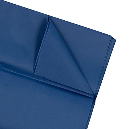 JAM Paper Tissue Paper 26 H x 20 W x 18 D Navy Blue Pack Of 10