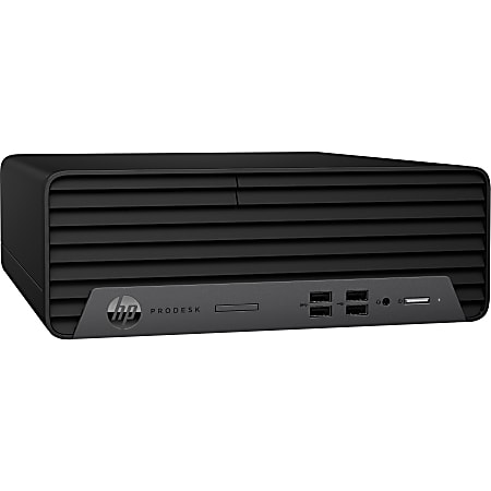 HP Business Desktop ProDesk 400 G7 Desktop Computer - Intel Core i3 10th Gen i3-10100 3.60 GHz - 8 GB RAM - 256 GB M.2 PCI Express NVMe SSD  - Windows 10 Pro 64-bit - Intel UHD Graphics 630
