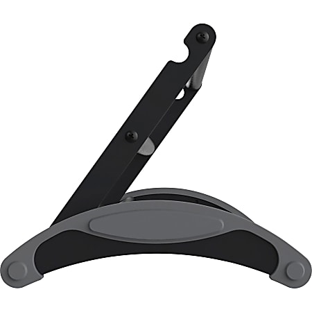 Kantek Sit-Stand Footrest - Black - Steel, Foam Kantek Sit-Stand Footrest - Black - Steel, Foam