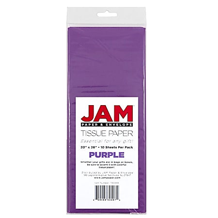JAM Paper Tissue Paper 26 H x 20 W x 18 D Red Pack Of 10 Sheets - Office  Depot