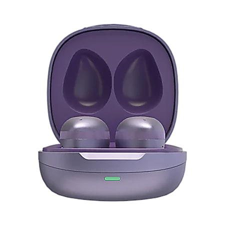 Purple true wireless earbuds shop