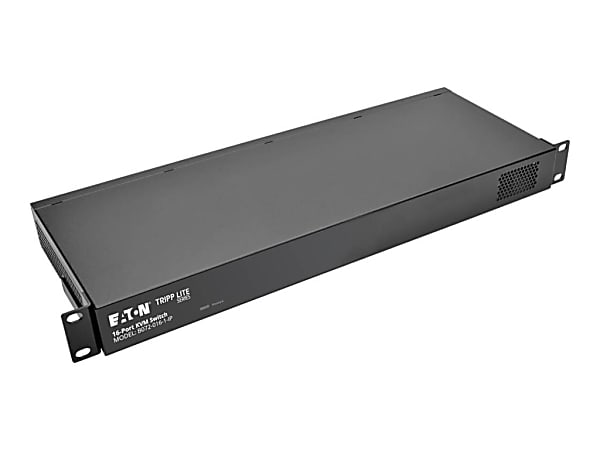 Tripp Lite 16-Port Cat5 IP KVM Switch Compact 1+1 User Rackmount TAA - KVM switch - CAT5 - 16x KVM port(s) - B0720161IP