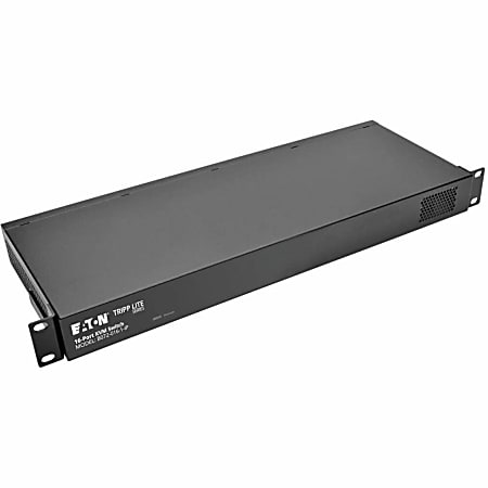 Tripp Lite 16-Port Cat5 IP KVM Switch Compact 1+1 User Rackmount TAA - KVM switch - CAT5 - 16x KVM port(s) - B0720161IP