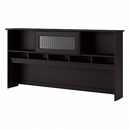Bush Furniture Cabot Hutch for 72"W Computer Desk, Espresso Oak, Standard Delivery