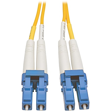 Tripp Lite 1M Duplex Singlemode 8.3/125 Fiber Optic Patch Cable LC/LC 3' 3ft 1 Meter - LC Male - LC Male - 3.28ft - Yellow