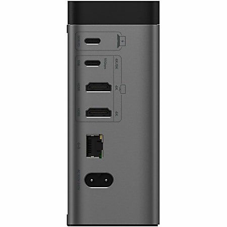 Belkin 11-in-1 Triple Display USB-C Docking Station, 10 Gbps, Grey, INC020TTSGY