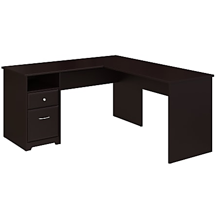 Bush Business Furniture Cabot L 60 W Shaped Corner Desk With