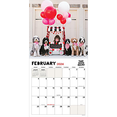 2024 TF Publishing Animal Wall Calendar 12 x 12 Doodles January To December  - Office Depot