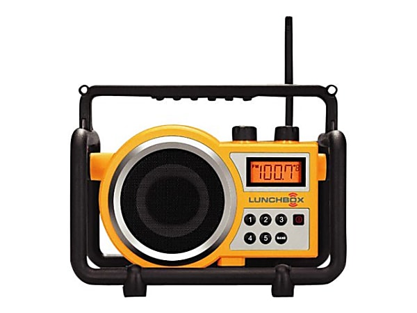 Sangean LB 100 LUNCHBOX Portable radio yellow - Office Depot