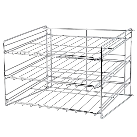 Better Houseware 12”W Can Organizer, Chrome
