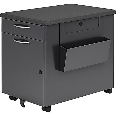 Lorell Chester Cabinet - 23.5" x 15.3" x 22.3" for File - Versatile, Removable Lock, Anti-tip - Metal