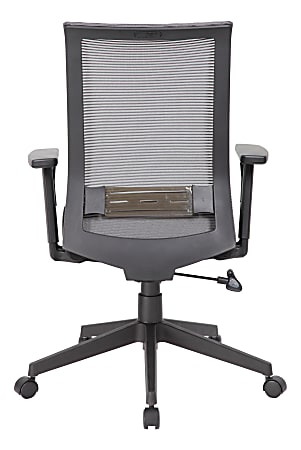 Boss Office Products Horizontal Mesh Back Task Chair GrayBlack