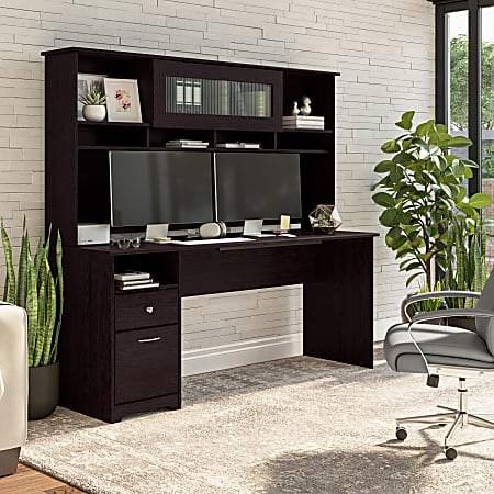 72 inch desk shop with hutch