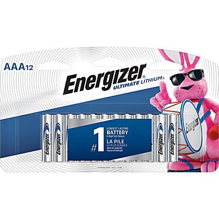 Energizer Ultimate Lithium AAA Batteries - For Camera, Electronic Device - AAA - 144 / Carton