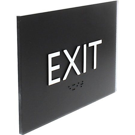 Lorell Exit Sign - 1 Each - 4.5 Lorell Exit Sign - 1 Each - 4.5