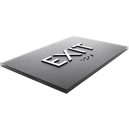 Lorell Exit Sign - 1 Each - 4.5 Lorell Exit Sign - 1 Each - 4.5