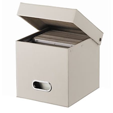 Memorex® File-n-Store Box, Khaki