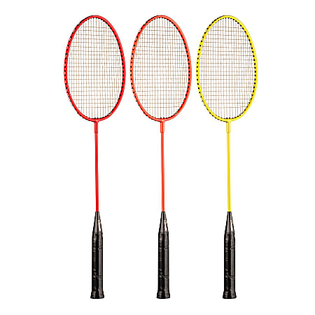 Champion Sports Tempered Steel Badminton Racket Set