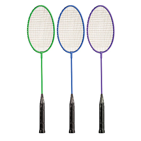 Champion Sports Tempered Steel Badminton Racket Set