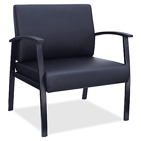 Lorell® Big & Tall Bonded Leather Guest Chair,