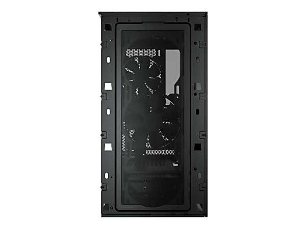 Corsair 4000D Tempered Glass Mid-Tower ATX Case - Black - Mid-tower - Black - Tempered Glass, Plastic, Steel - 4 x Bay - 2 x 4.72" x Fan(s) Installed - 0 - ATX Motherboard Supported - 17.20 lb - 6 x Fan(s) Supported