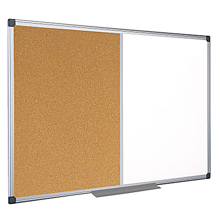 MasterVision® Maya Cork/Non-Magnetic Dry-Erase Whiteboard