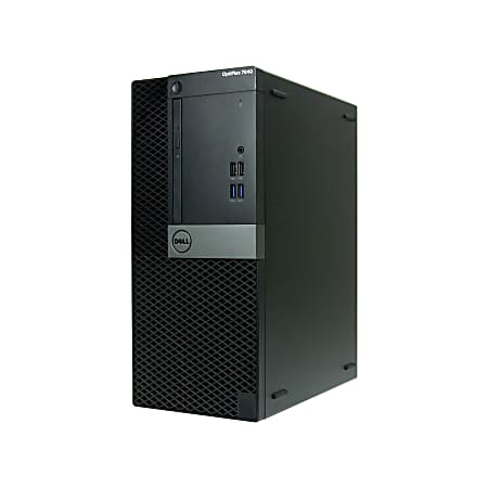 Dell™ Optiplex 7040-MT Refurbished Desktop, Intel® Core™ i7, 16GB Memory, 1TB Hard Drive, Windows® 10, OD1-0281