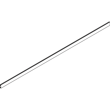 Lorell Double-wide Horizontal Panel Strip for Adaptable Panel System - 67 Lorell Double-wide Horizontal Panel Strip for Adaptable Panel System - 67