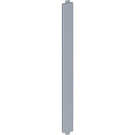 Lorell Vertical Panel Strip for Adaptable Panel System - 1.8" Width x 0.5" Depth x 19.7" Height - Aluminum - Silver