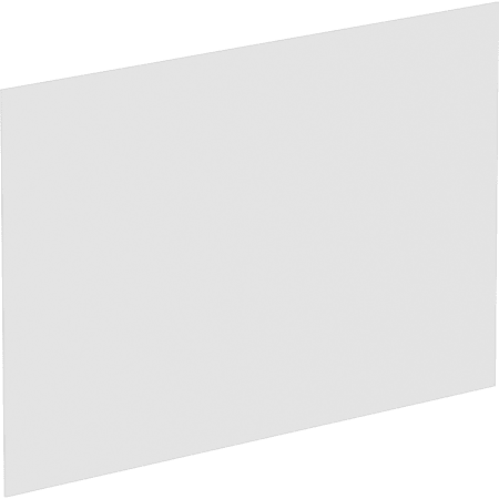 Lorell Adaptable Panel Dividers - 24" Width x 2" Height x 37" Depth - Aluminum, Acrylic - Frosted