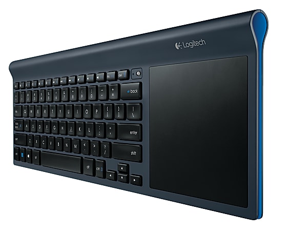 Logitech® TK820 Wireless All-In-One Keyboard With Touchpad, Black