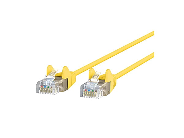 Belkin CAT6 Slim Gigabit Snagless UTP Ethernet Cable - 2 ft Category 6 Network Cable  - CE001B02YLWS