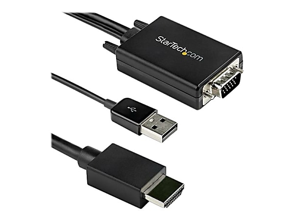 StarTech.com VGA to HDMI Adapter Cable, 10 ft