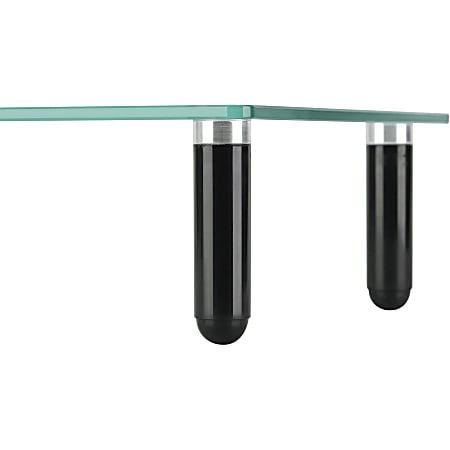 Lorell 4-leg Single-Shelf Monitor Stand - 44 lb Load Capacity - 1 x Shelf(ves) - 3 Lorell 4-leg Single-Shelf Monitor Stand - 44 lb Load Capacity - 1 x Shelf(ves) - 3