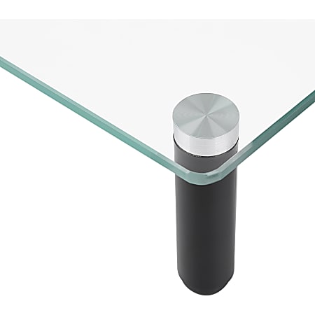 Lorell 4-leg Single-Shelf Monitor Stand - 44 lb Load Capacity - 1 x Shelf(ves) - 3 Lorell 4-leg Single-Shelf Monitor Stand - 44 lb Load Capacity - 1 x Shelf(ves) - 3