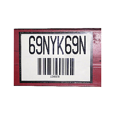 Tatco Magnetic Label Holders, 3 3/8" x 5 3/8", Black/White, Pack Of 10