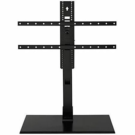 Sanus Swivel TV Stand - Height Adjustable TV Stand - For Flat Panel TVs 40-86" - 40" to 86" Screen Support - 125 lb Load Capacity - 27.7" Height x 22.3" Width x 16.8" Depth - Desktop, Tabletop - Metal - Black