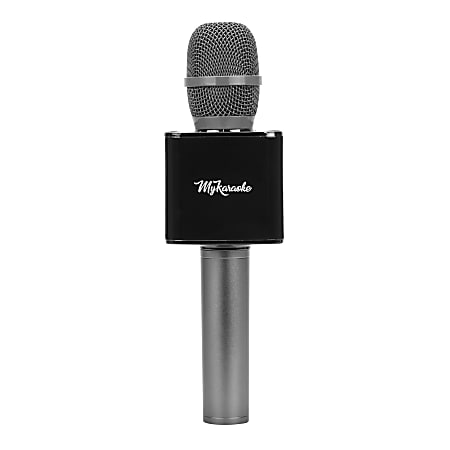MyKaraoke Pro Microphone And Speaker, Black, MK-MC200B
